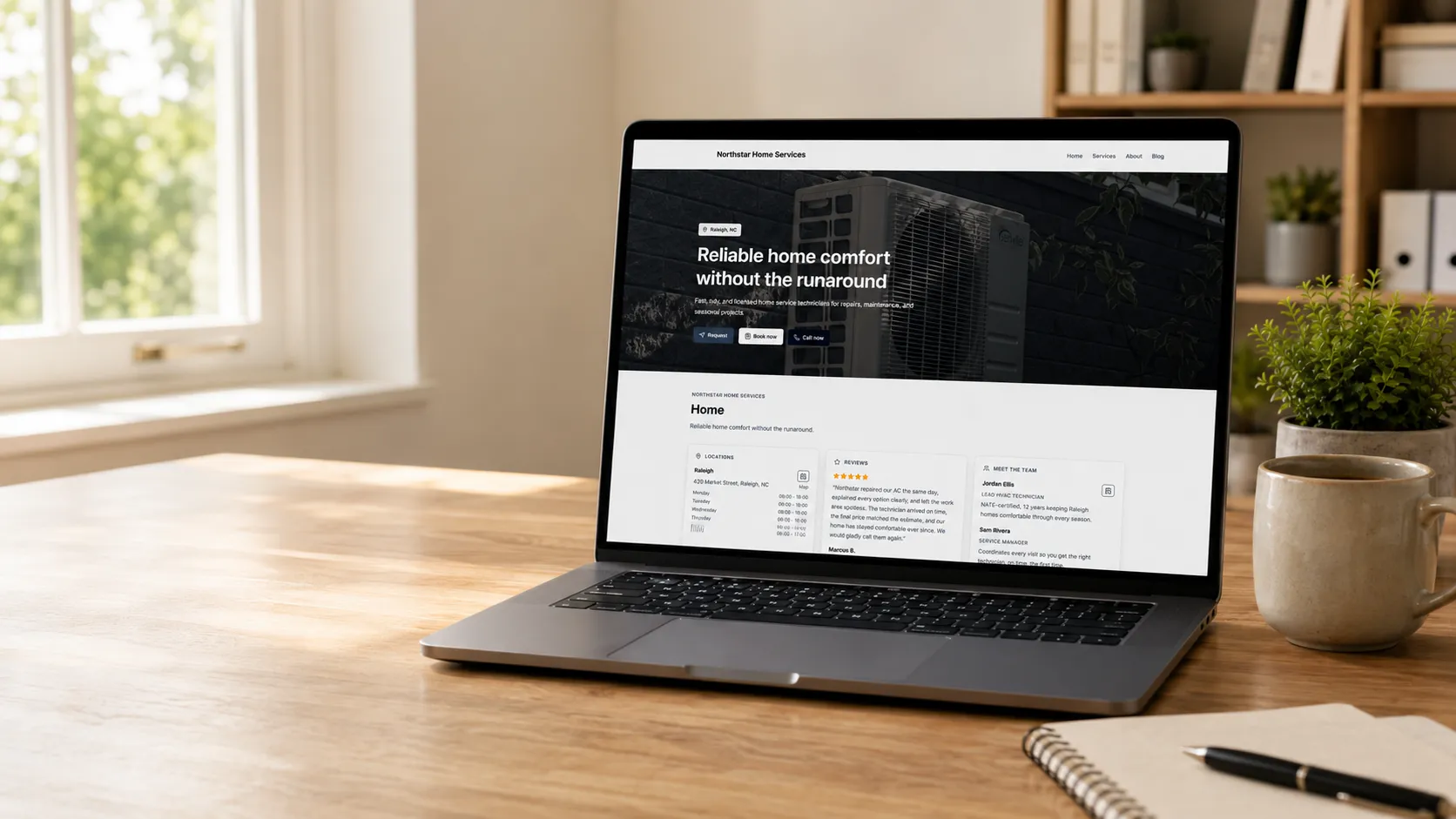 Efficio website